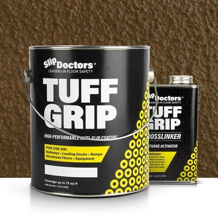 SLIPDOCTORS SlipDoctors - Tuff Grip Brown - Gallon S-CT-TUFEXBRW1G